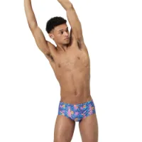Speedo Club Training Allover 13.5cm Badetrusser male Speedo Club Training Allover 13.5cm Badetrusser male