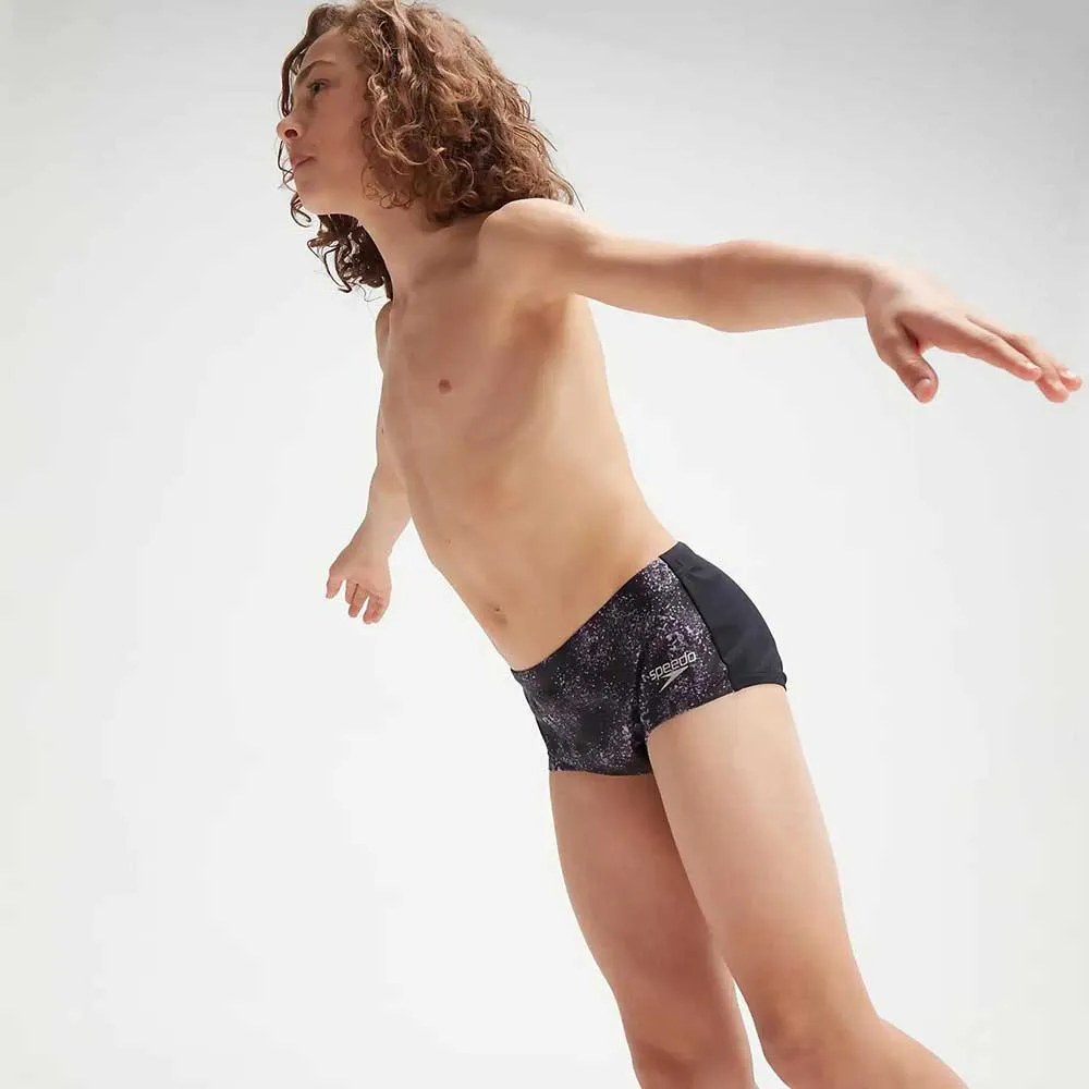 Speedo Club Training Allover 13 Cm Badetrusser Speedo Club Training Allover 13 Cm Badetrusser
