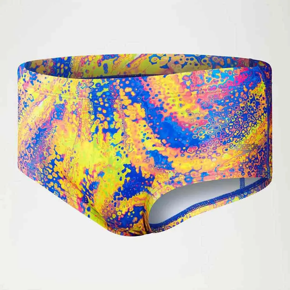 Speedo Club Training Allover 17 Cm Badetrusser male, Indigo glow / orchid shine / green glow / mango / lemon dr