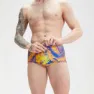 Speedo Club Training Allover 17 Cm Badetrusser male, Indigo glow / orchid shine / green glow / mango / lemon dr