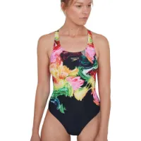 Speedo Colourblend Placement Digital Powerback Badetøy female