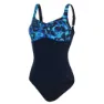 Speedo Contourlustre Shaping Badetøy female, True navy / blue flame / light adriatic