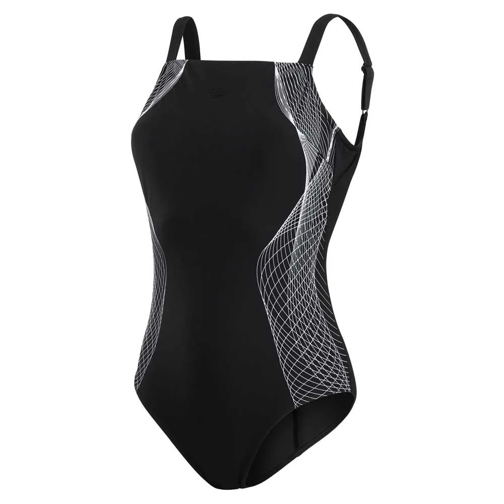 Speedo Crystallux Printed Shaping Shape Comprex Badetøy female