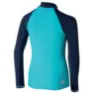 Speedo Delight Uv-beskyttende Langermet T-skjorte unisex, Turquoise / navy, 10Y