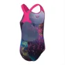 Speedo Digital Allover Badetøy female, Black / flare pink / bolt / lemon drizzle / true cobalt, 15-16Y