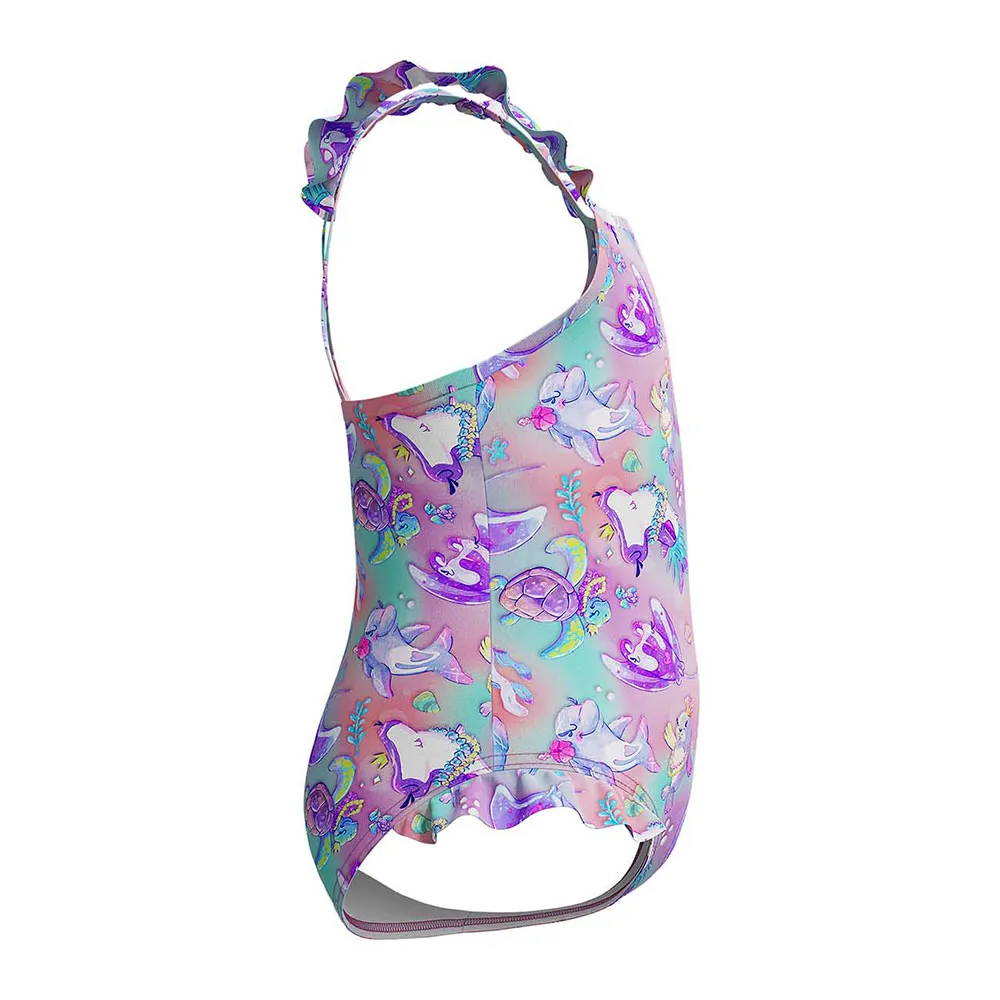 Speedo Digital Frill Thinstrap Badetøy female Speedo Digital Frill Thinstrap Badetøy female