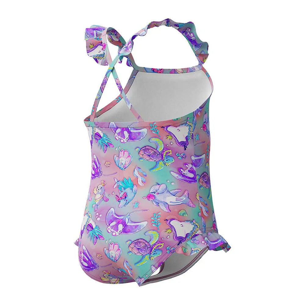 Speedo Digital Frill Thinstrap Badetøy female Speedo Digital Frill Thinstrap Badetøy female
