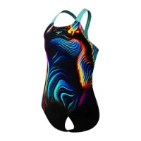 Speedo Digital Placement Powerback Badetøy female Speedo Digital Placement Powerback Badetøy female