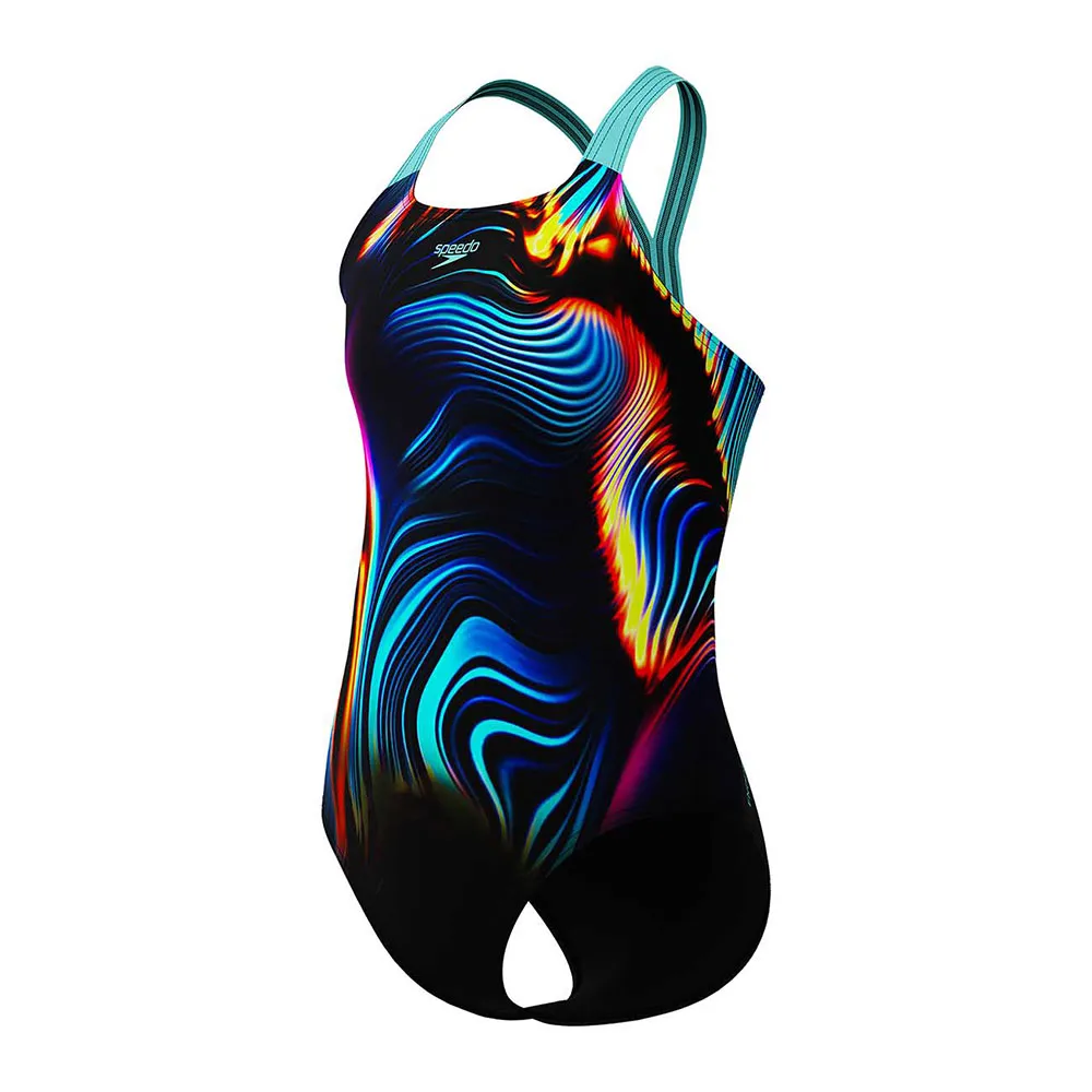 Speedo Digital Placement Powerback Badetøy female Speedo Digital Placement Powerback Badetøy female