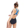 Speedo Digital Placement Splashback Badetøy female, True navy / cobalt pop / hypersonic blue / orchid shine /, 5-6Y