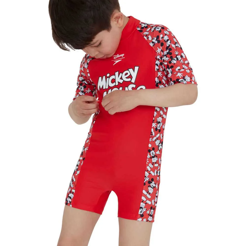 Speedo Disney Mickey Mouse All-in-one Uv-shorts Med Korte Ermer unisex