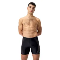 Speedo Duo Logo Print Mid Jammer