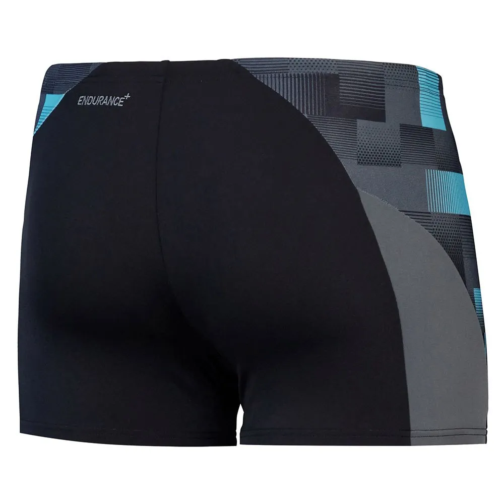 Speedo Eco End+ Max Splice Badeshorts Boxer male, Black / usa charcoal / marine