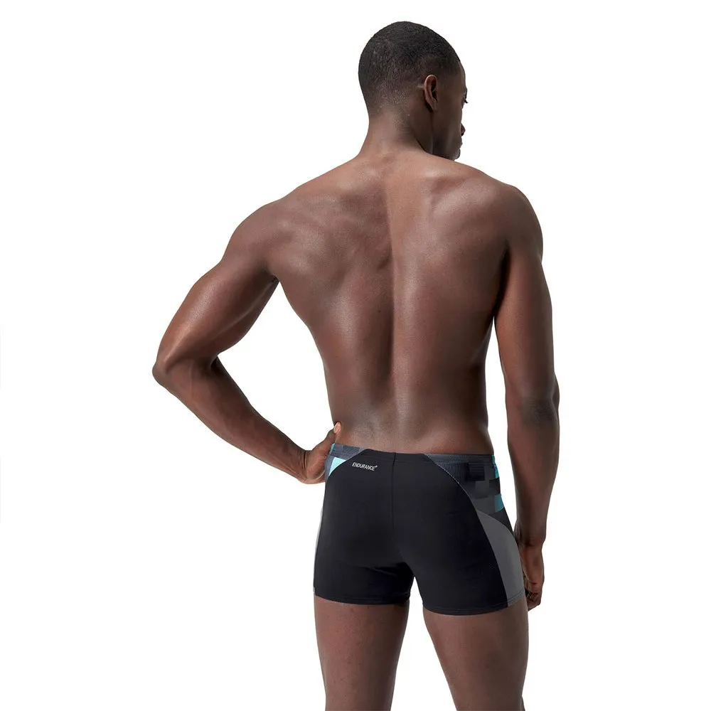 Speedo Eco End+ Max Splice Badeshorts Boxer male, Black / usa charcoal / marine
