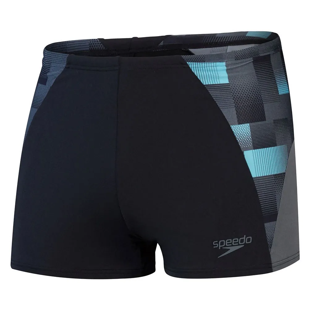 Speedo Eco End+ Max Splice Badeshorts Boxer male, Black / usa charcoal / marine