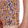 Speedo Electric Spritz Allover Badeshorts Boxer male, Amparo blue / navy / fluo orange
