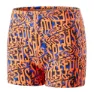 Speedo Electric Spritz Allover Badeshorts Boxer male, Amparo blue / navy / fluo orange