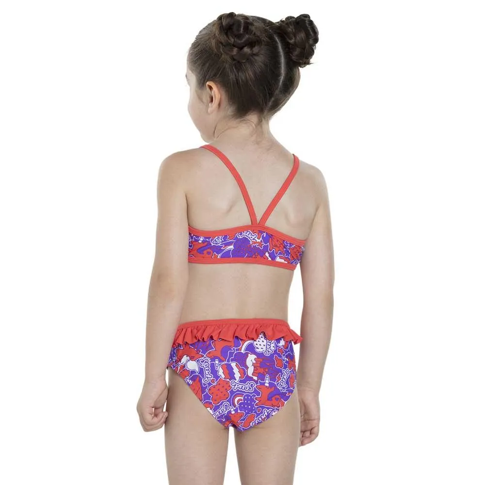 Speedo Fantasy Beats Essential Bikini male, Watermelon / amparo blue / white, 3Y Speedo Fantasy Beats Essential Bikini male, Watermelon / amparo blue / white, 3Y