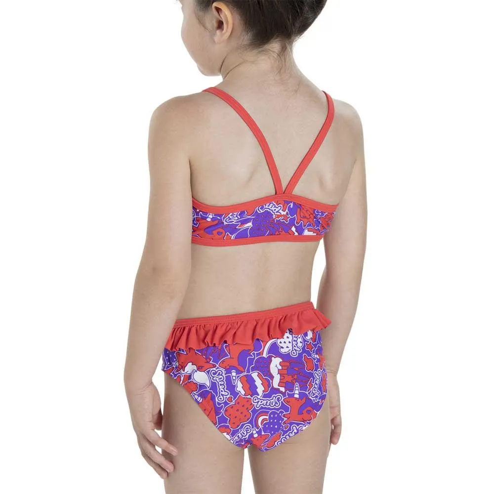 Speedo Fantasy Beats Essential Bikini male, Watermelon / amparo blue / white, 3Y Speedo Fantasy Beats Essential Bikini male, Watermelon / amparo blue / white, 3Y