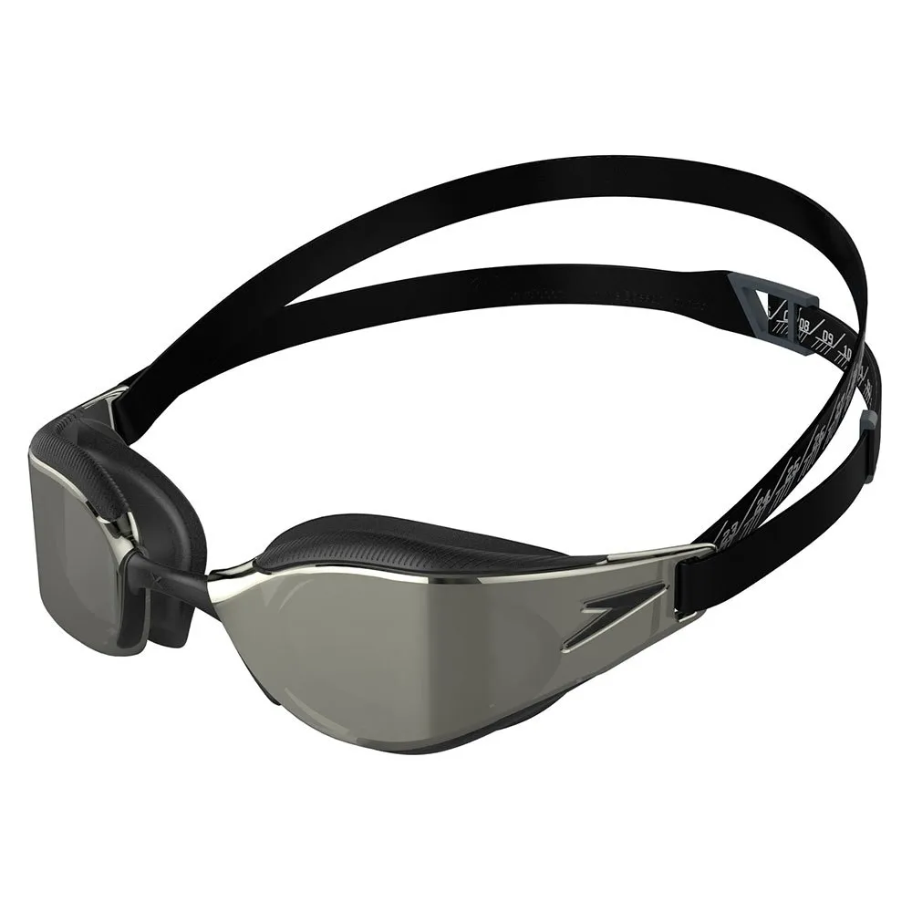 Speedo Fastskin Hyper Elite Speil-svømmebriller Refurbished unisex, Black / oxid grey / chrome, One Size Speedo Fastskin Hyper Elite Speil-svømmebriller Refurbished unisex, Black / oxid grey / chrome, One Size