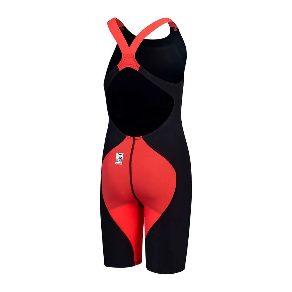 Speedo Fastskin Lzr Ignite Kneeskin Konkurransedrakt female, Black / flame red, 7-8Y Speedo Fastskin Lzr Ignite Kneeskin Konkurransedrakt female, Black / flame red, 7-8Y