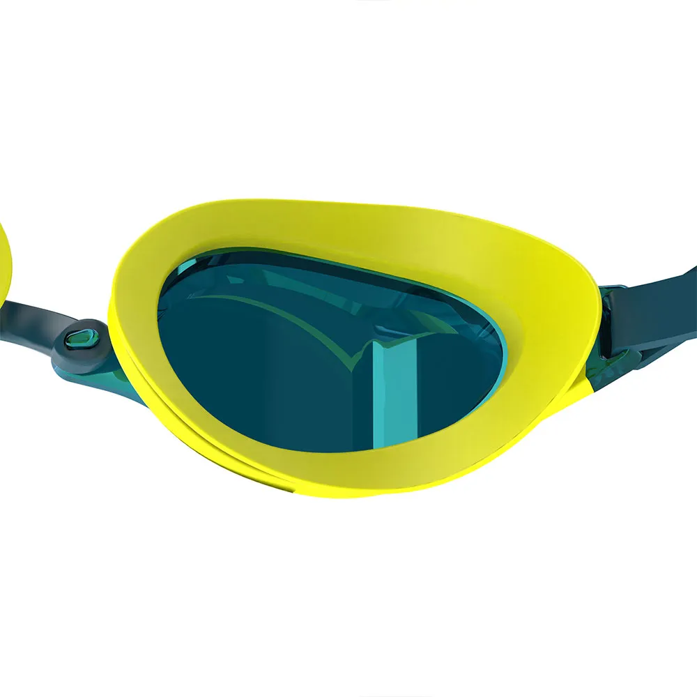 Speedo Fastskin Speedsocket 2 Mirror Svømmebriller unisex, Hyper yellow / cobalt / emerald, One Size