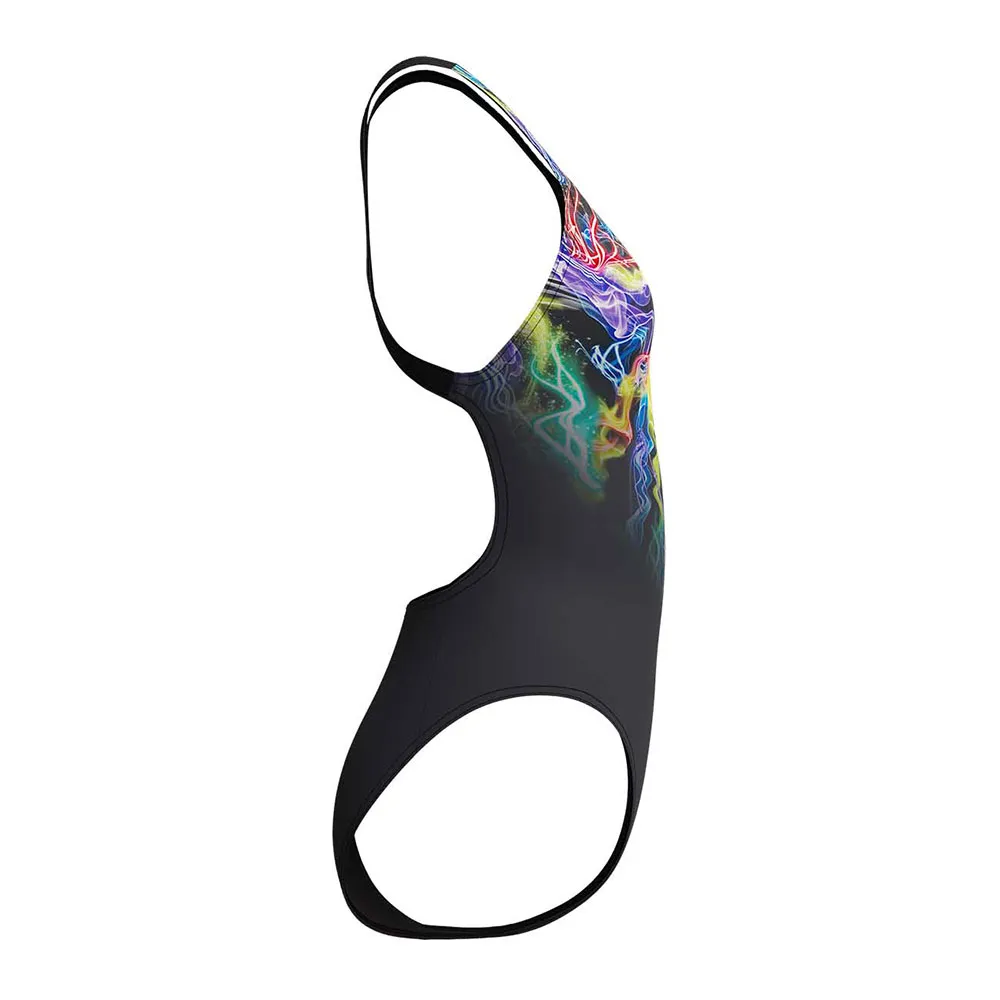 Speedo Fl Placement Printed Powerback Badetøy female