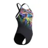 Speedo Fl Placement Printed Powerback Badetøy female