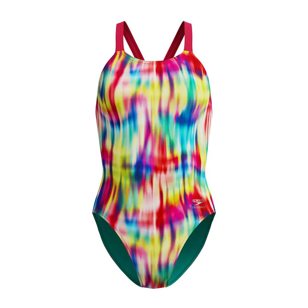 Speedo Fl Printed Leaderback Badetøy female