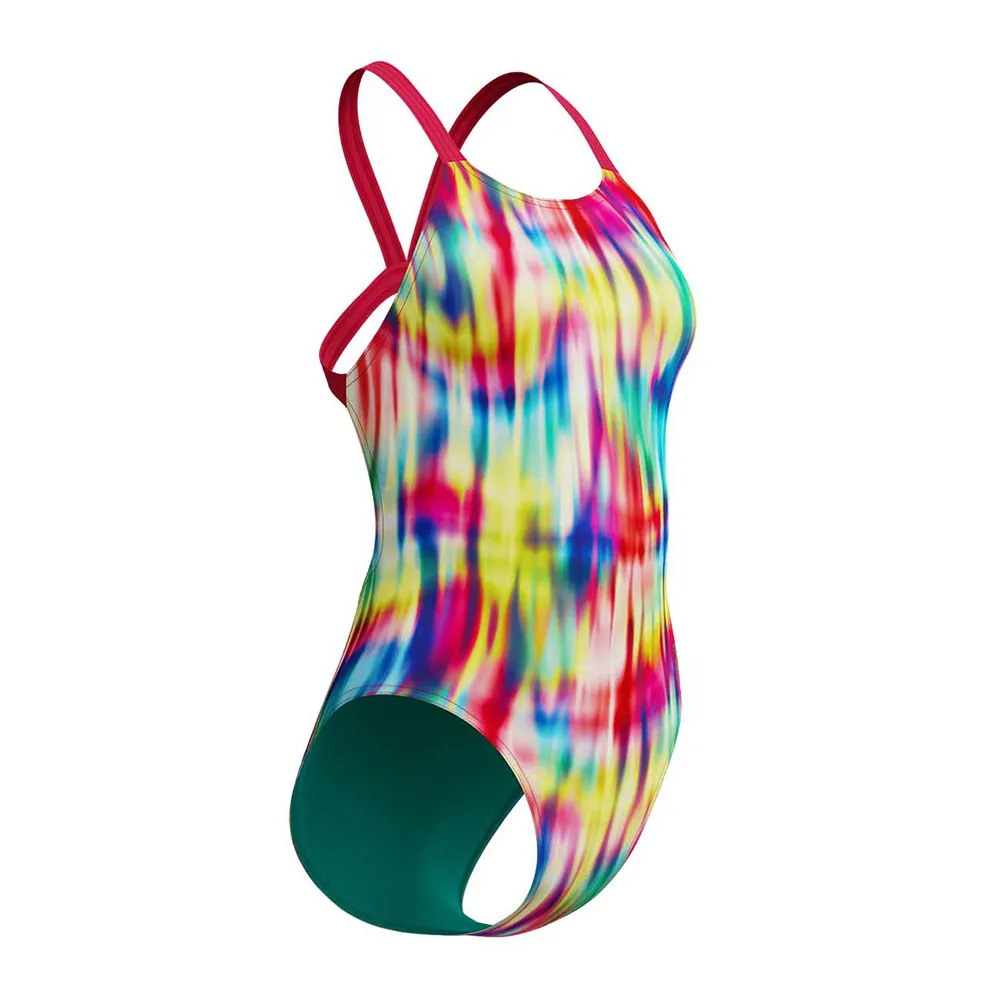 Speedo Fl Printed Leaderback Badetøy female