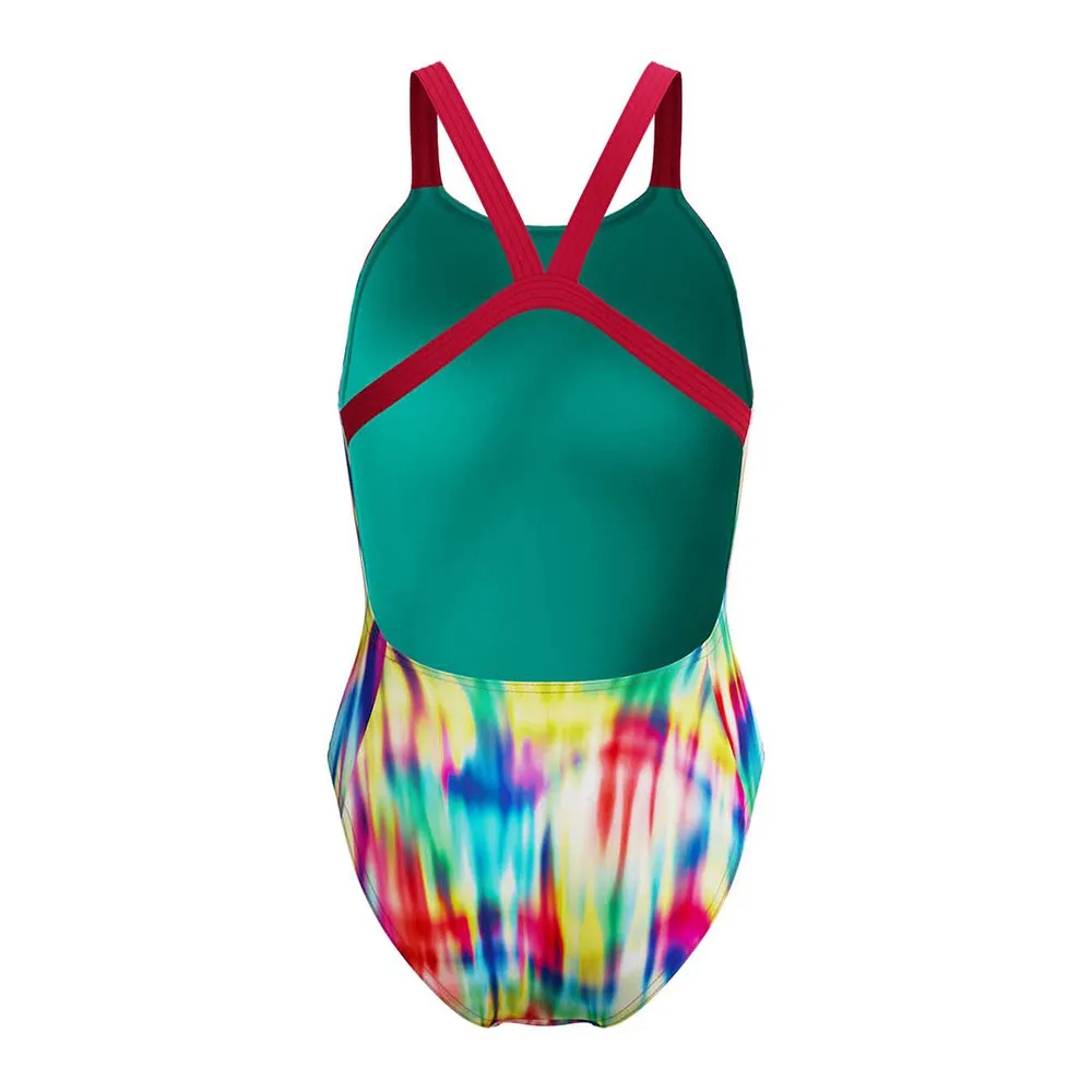 Speedo Fl Printed Leaderback Badetøy female