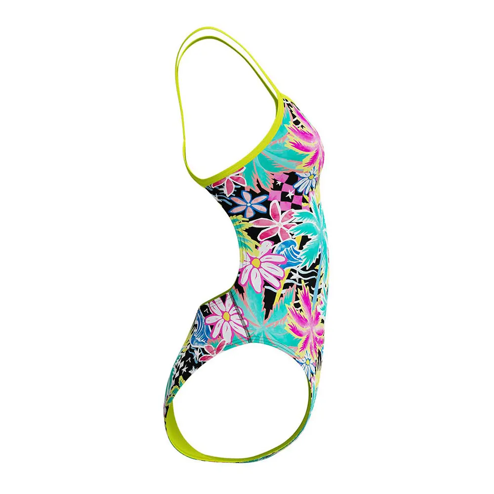 Speedo Fl Printed V-back 2.0 Badetøy female