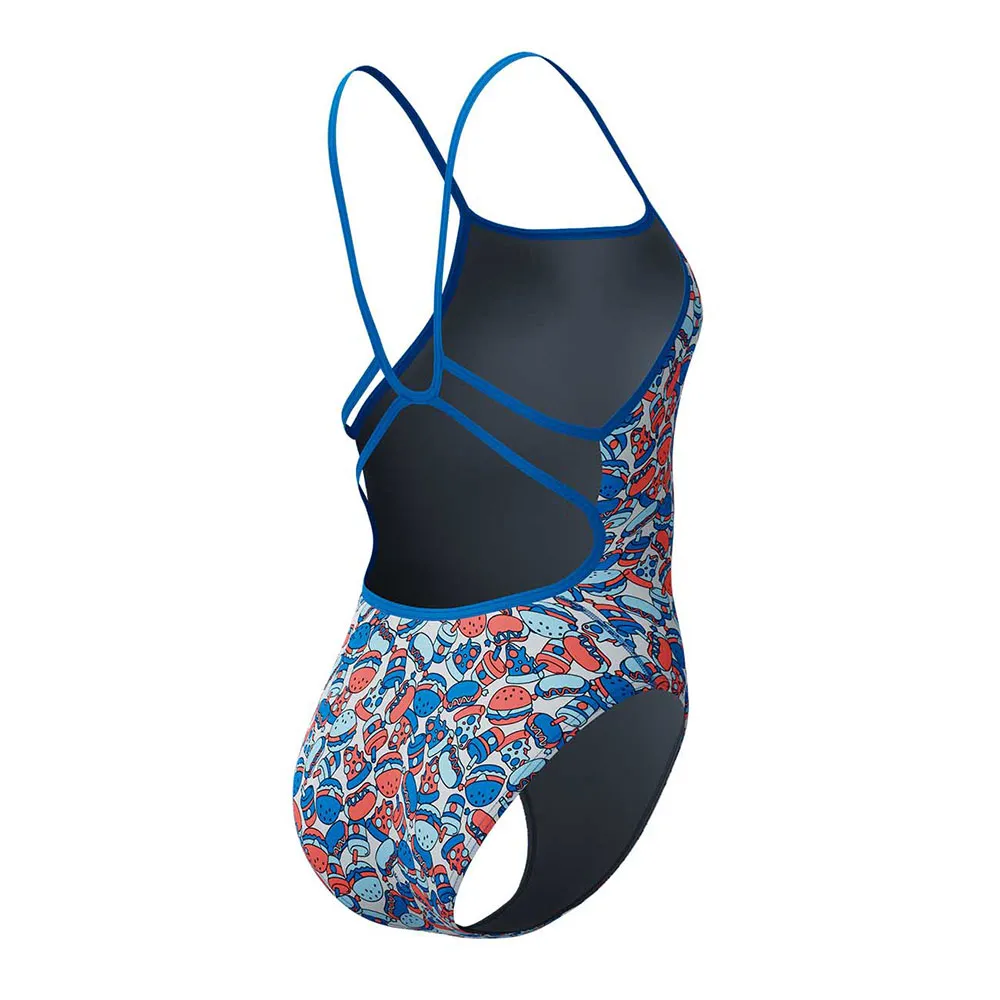Speedo Fl Printed Web Back Badetøy female Speedo Fl Printed Web Back Badetøy female