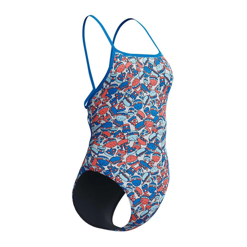 Speedo Fl Printed Web Back Badetøy female Speedo Fl Printed Web Back Badetøy female