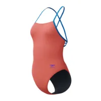 Speedo Fl Solid Tie Back Badetøy female Speedo Fl Solid Tie Back Badetøy female