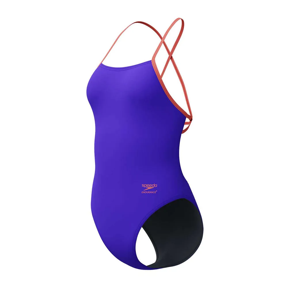 Speedo Fl Solid Tie Back Badetøy female Speedo Fl Solid Tie Back Badetøy female