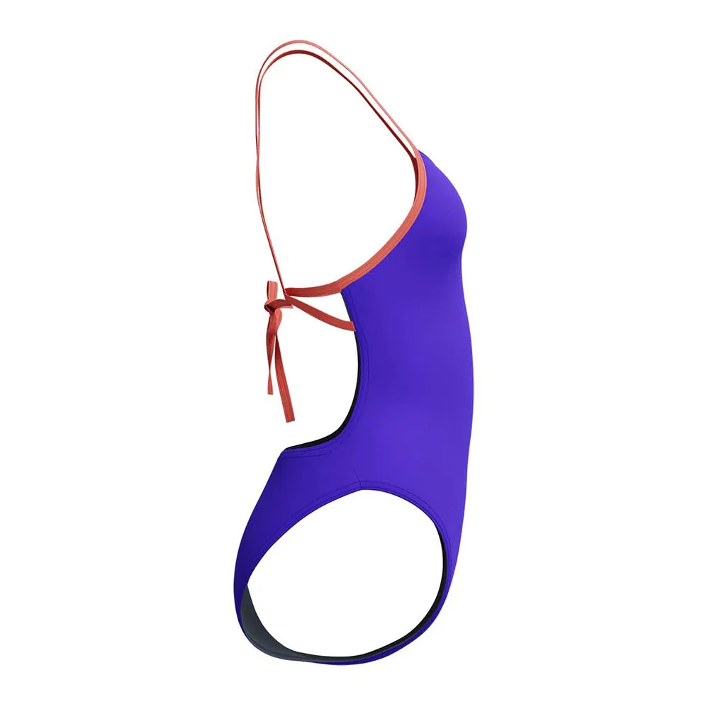 Speedo Fl Solid Tie Back Badetøy female Speedo Fl Solid Tie Back Badetøy female