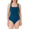 Speedo Flex Band With Integrated Swim Bra Badetøy female, Dark teal / harlequin green, BD