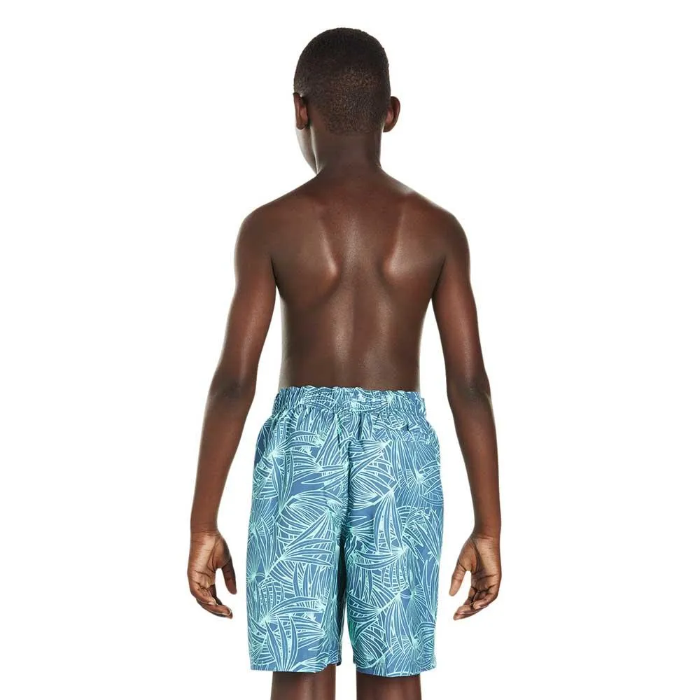 Speedo Forestfield Printed Leisure 17´´ Badebukse, Stellar / turquoise, 8-9Y