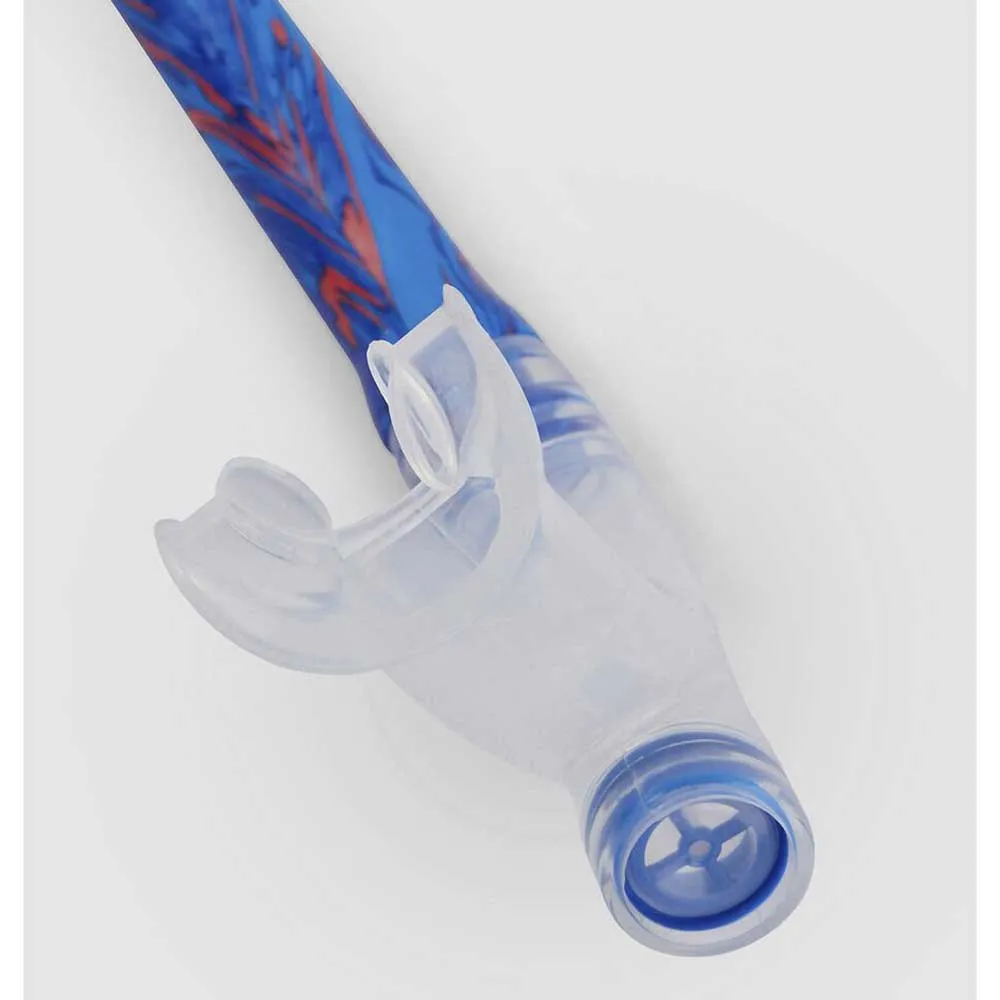 Speedo Frontal Snorkel unisex, Bllue flame / pool blue / fluo tangerine Speedo Frontal Snorkel unisex, Bllue flame / pool blue / fluo tangerine