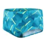 Speedo Geo Stripe V 17 Cm Club Training Allover Badeshorts Boxer male, Nordic teal / adriatic / fluo yellow