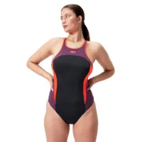 Speedo High Neck Splice Cross Back Badetøy female
