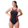 Speedo High Neck Splice Cross Back Badetøy female