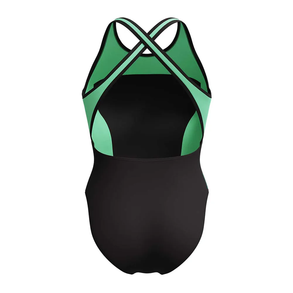 Speedo High Neck Splice Cross Back Badetøy female