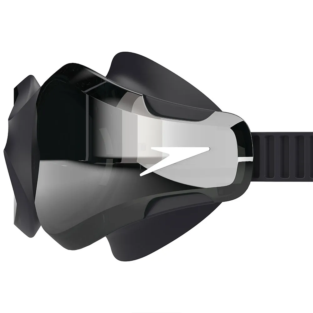 Speedo Hydrosity 2.0 Mirror Svømmebriller unisex, Speedo black / smoke / silver mirror, One Size
