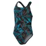 Speedo Hyper Boom Allover Medalist Badetøy female, Black / bolt / dove grey, 5-6Y