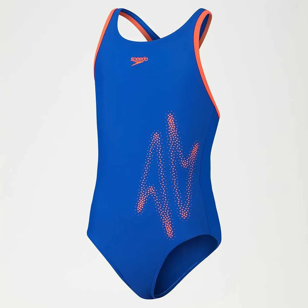 Speedo Hyperboom Placement Flyback Badetøy female, True cobalt / volcanic orange, 5-6Y Speedo Hyperboom Placement Flyback Badetøy female, True cobalt / volcanic orange, 5-6Y