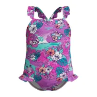 Speedo Learn To Swim Printed Frill Thinstrap Badetøy female