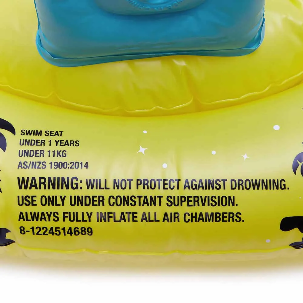 Speedo Learn To Swim Swim Seat 0-1 Bademadrass unisex, Bright yellow / black / azure blue, Up to 11kg Speedo Learn To Swim Swim Seat 0-1 Bademadrass unisex, Bright yellow / black / azure blue, Up to 11kg