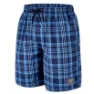 Speedo Line Check Yarn Dyed Leisure 18´´ Badebukse, Navy / powder blue / fresh water / white